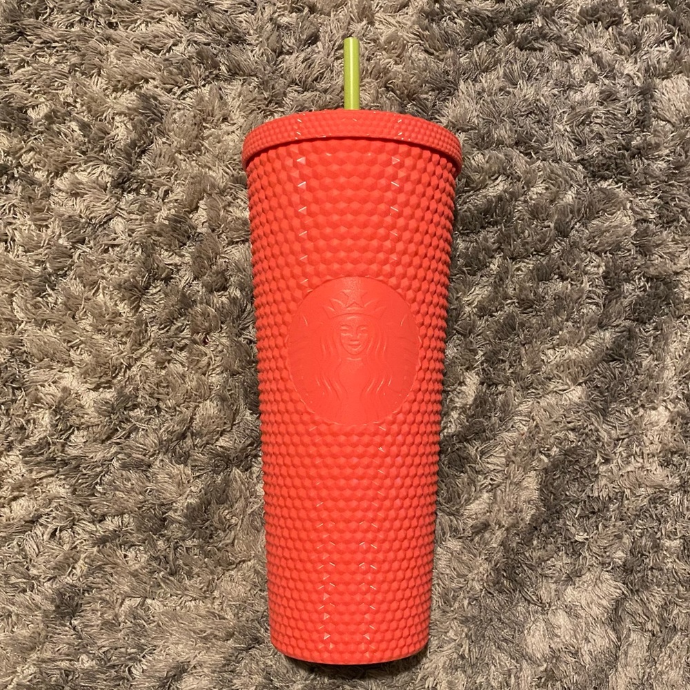 Studded Neon Pink Tumbler